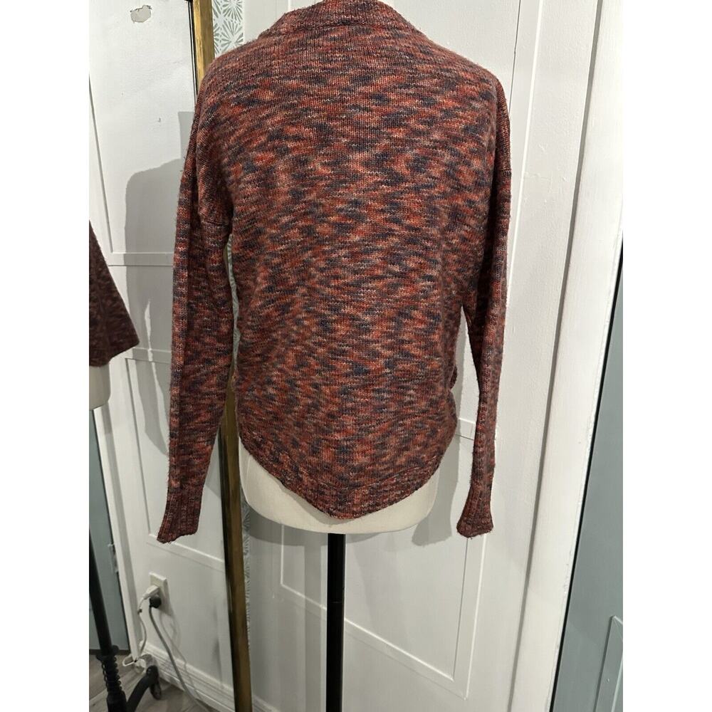 Madewell Space Dye Birchmont Side Button Pullover Sweater XXS - Picture 4 of 11